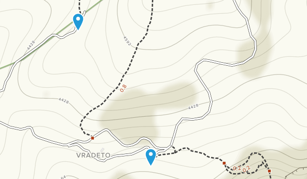 Vradeto, Epirus Map