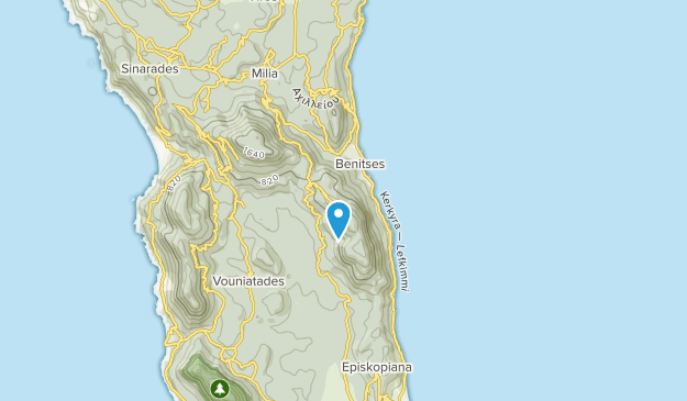 Stavros, Islas Jónicas Map
