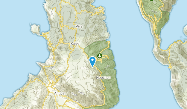 Komitata, Kefalonia Map