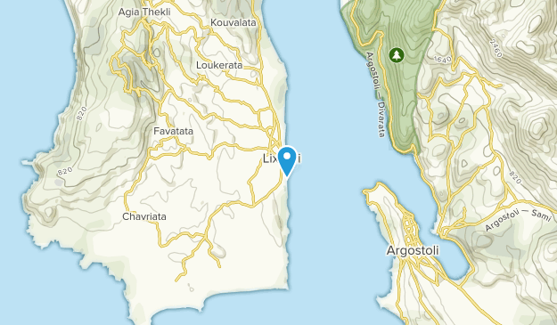 Lixouri, Kefalonia Map