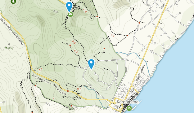 Kardamena, Kos Map