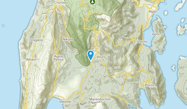 Syvros, Lefkada Map