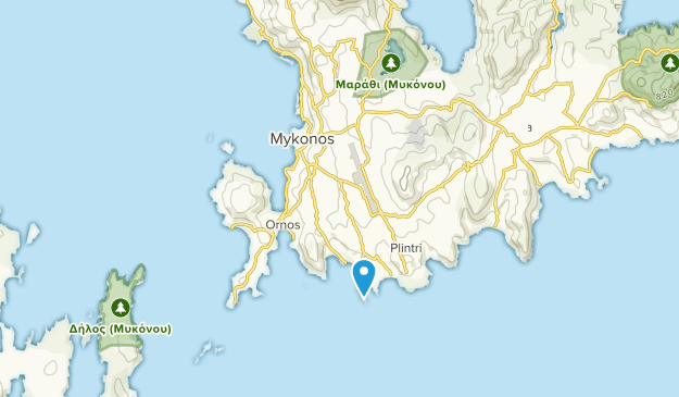 Mykonos, Mykonos Map