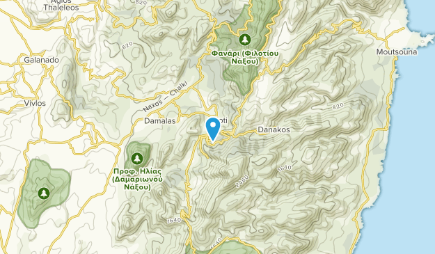 Filotio, Naxos Map