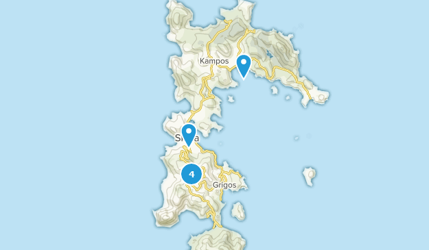Patmos, Patmos Map