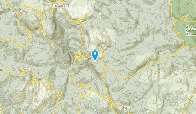 Stemnitsa, Peloponnese Map