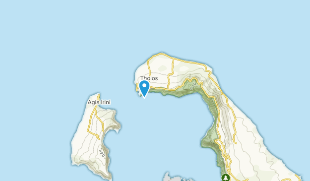 Ia, Santorini Map