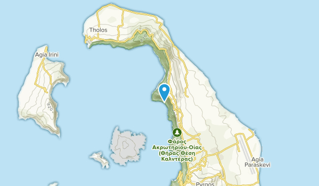 Imerovigli, Santorini Map
