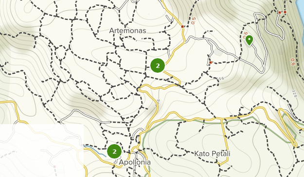 Artemonas, Sifnos Map