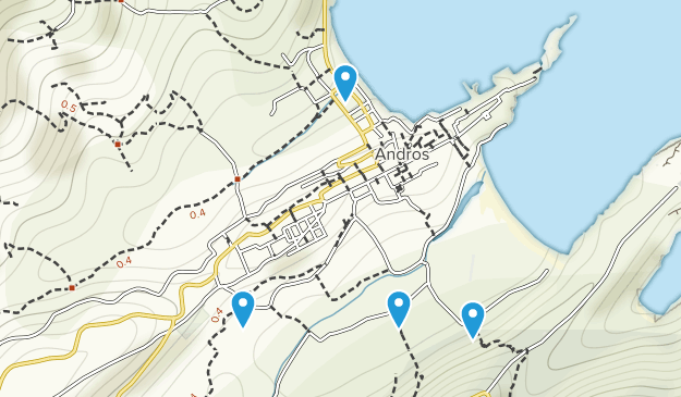 Andros, Südliche Ägäis Map