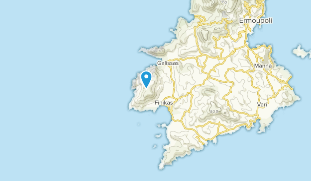 Finikas, Syros Map