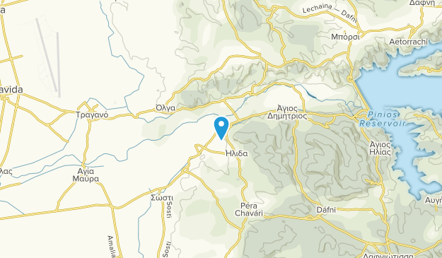 Ílis, Western Greece Map