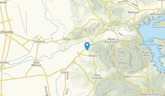 Kalyvia Ilidas, Western Greece Map