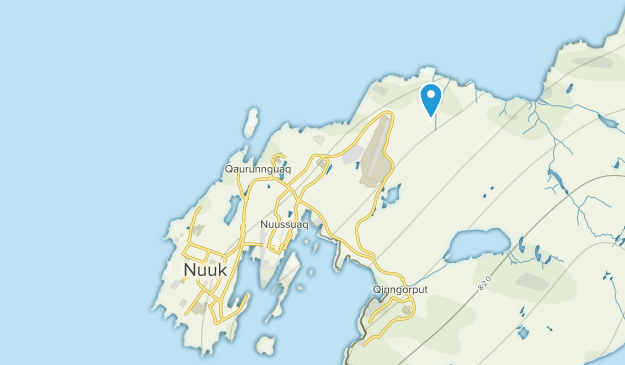 Nuuk, Kommuneqarfik Sermersooq Map