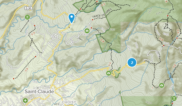 Saint-Claude, Basse-Terre Map