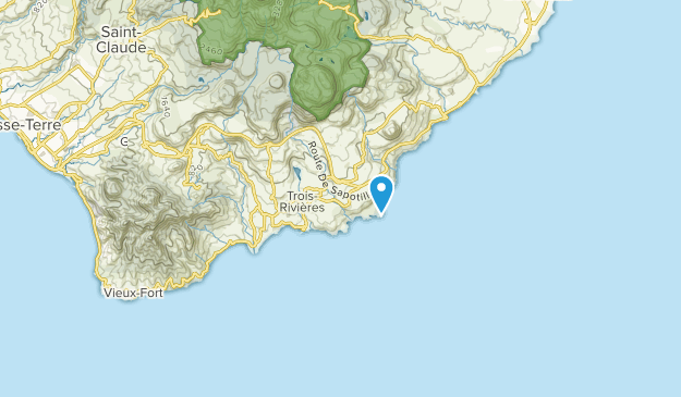 Trois-Rivières, Basse-Terre Map