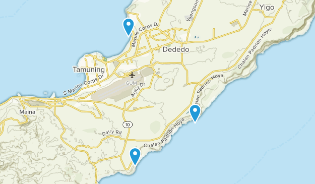 Barrigada, Guam Map