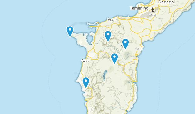 Santa Rita, Guam Map