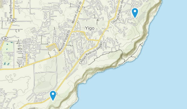 Yigo, Guam Map