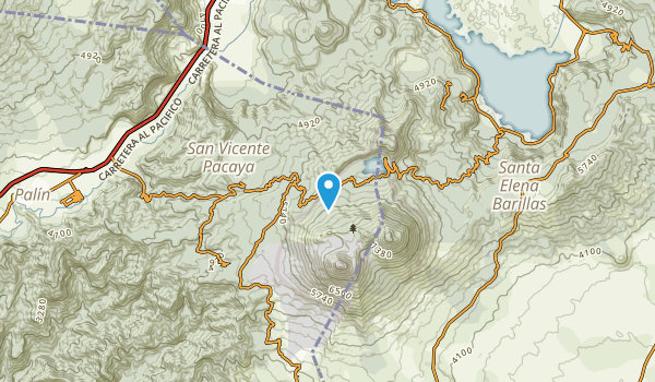 San Vicente Pacaya, Escuintla Map