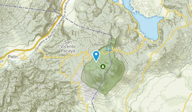 San Vicente Pacaya, Escuintla Map