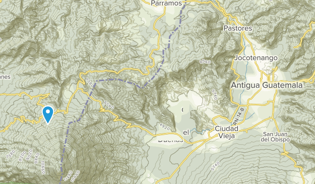 Antigua Guatemala, Département de Sacatepéquez Map