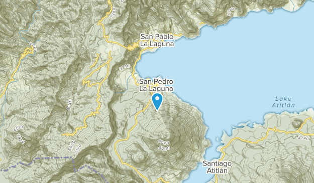 San Pedro de la Laguna, Sololá Map
