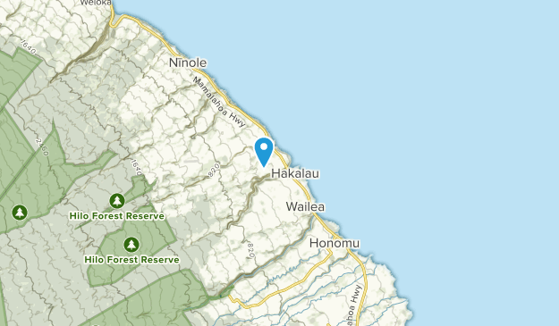 Hakalau, Hawaii Map