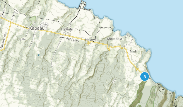 Kapaau, Hawaii Map