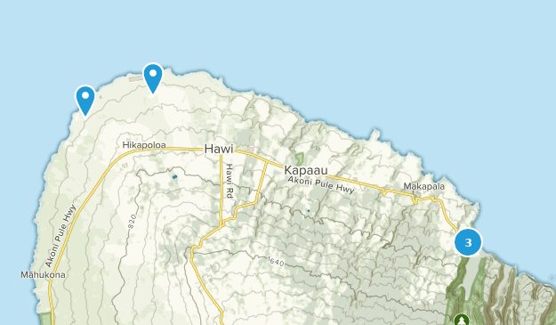 Kapaau, Hawaii Map