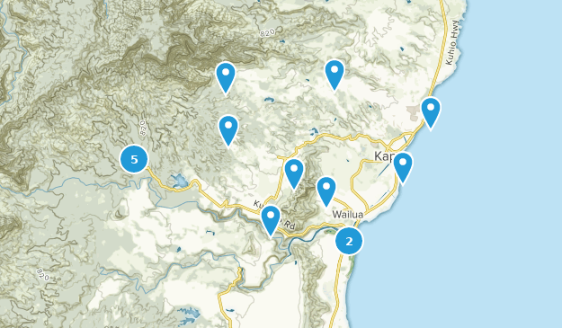 Kapaʻa, Kauai Map