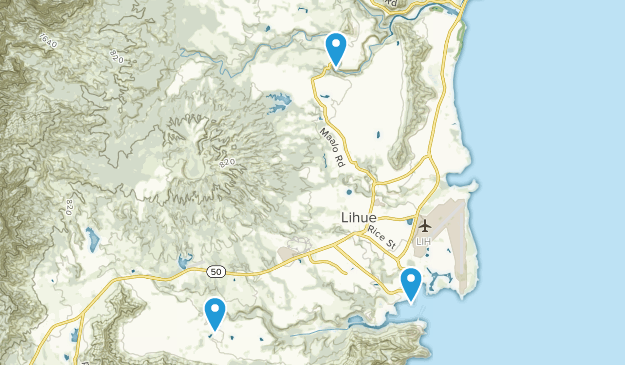 Lihue, Kauai Map