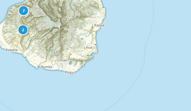 Waimea, Kauai Map