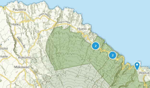 Haiku, Maui Map