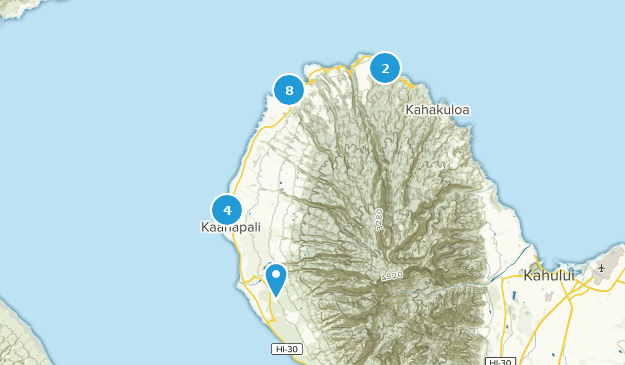 Lahaina, Maui Map