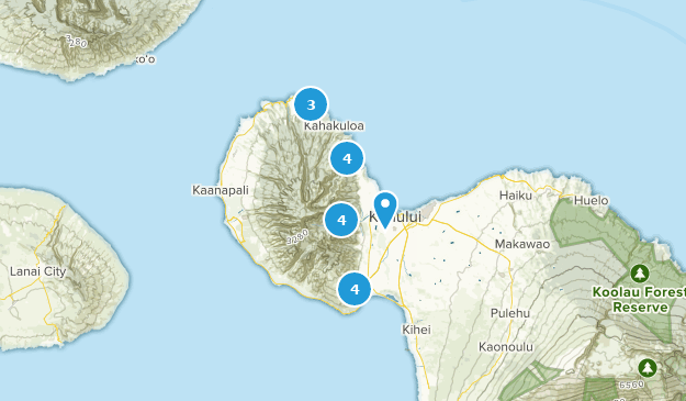 Wailuku, Maui Map