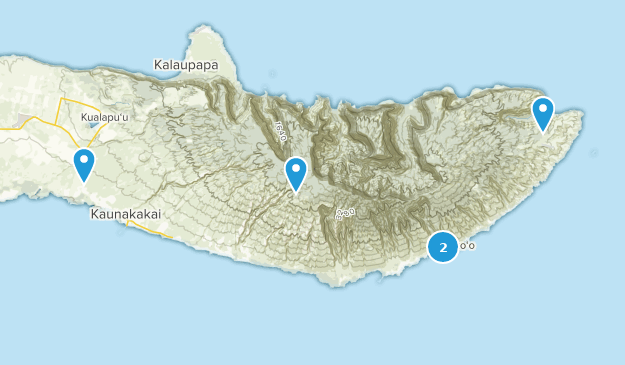 Kaunakakai, Molokai Map