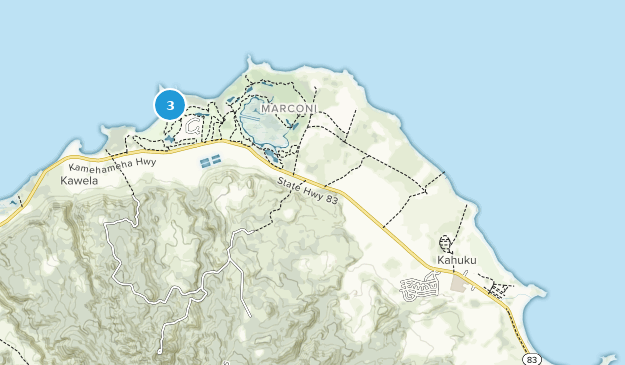 Kahuku, Oahu Map