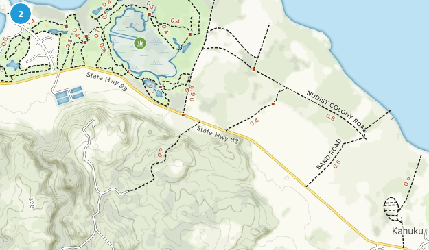 Kahuku, Oahu Map