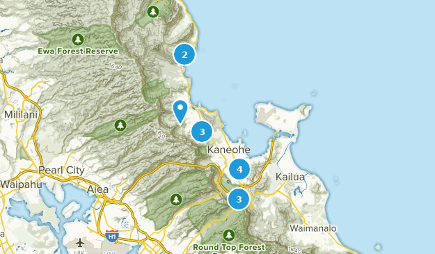 Kaneohe, Oahu Map