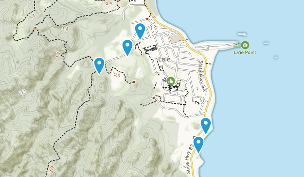 Laie, Oahu Map