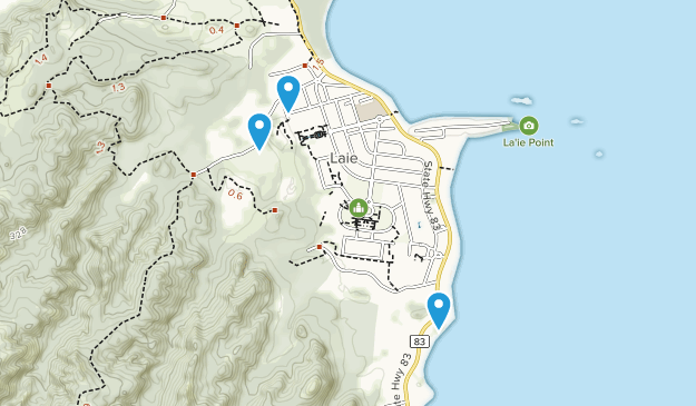 Laie, Oahu Map