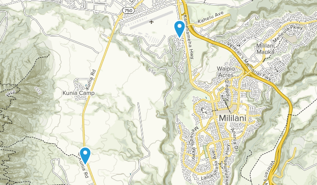 Mililani, Oahu Map