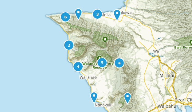 Waiʻanae, Oahu Map