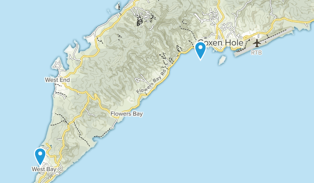 Roatán, Islas de la Bahía Map