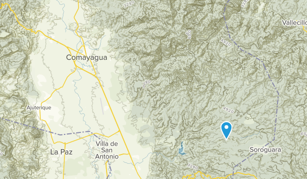 Ciudad de Comayagua, Ciudad de Comayagua Map