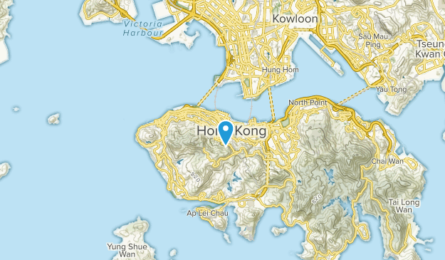 Chung Wan, Hong Kong Map