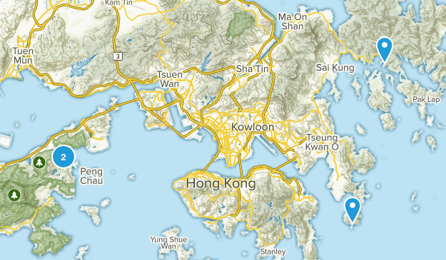 Hong Kong, Hong Kong Map