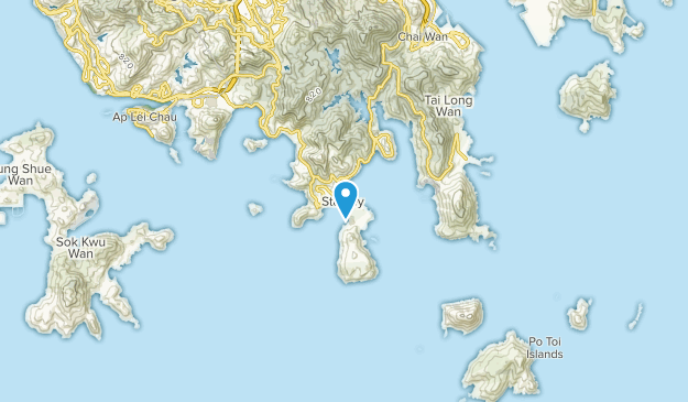 Stanley & Shek O, Hong Kong Map