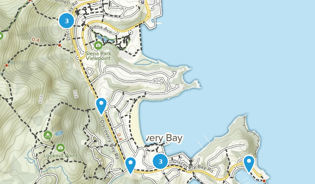 Discovery Bay, Islands Map